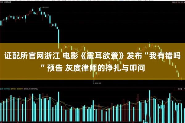 证配所官网浙江 电影《震耳欲聋》发布“我有错吗”预告 灰度律师的挣扎与叩问